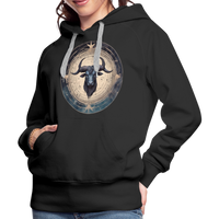 Thumbnail for Women’s Mythical Taurus Premium Hoodie - black