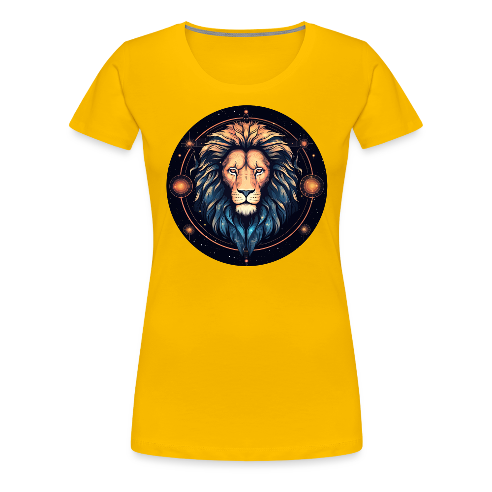 Women's Magic Leo Premium T-Shirt - sun yellow