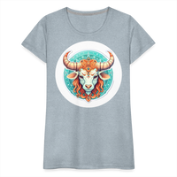 Thumbnail for Women’s Symbol Taurus Premium T-Shirt - heather ice blue