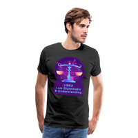 Thumbnail for Men's Neon Libra Premium T-Shirt - black