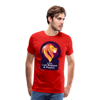 Thumbnail for Men's Glow Leo Premium T-Shirt - red