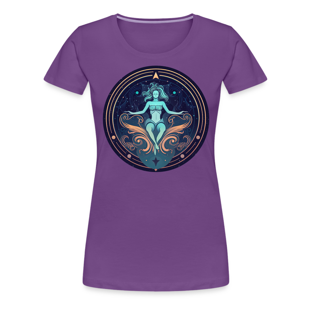 Women’s Mystic Aquarius Premium T-Shirt - purple