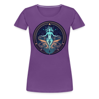 Thumbnail for Women’s Mystic Aquarius Premium T-Shirt - purple