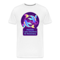 Thumbnail for Men's Neon Pisces Premium T-Shirt - white