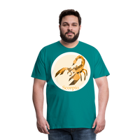 Thumbnail for Men's Mosaic Scorpio Premium T-Shirt - teal