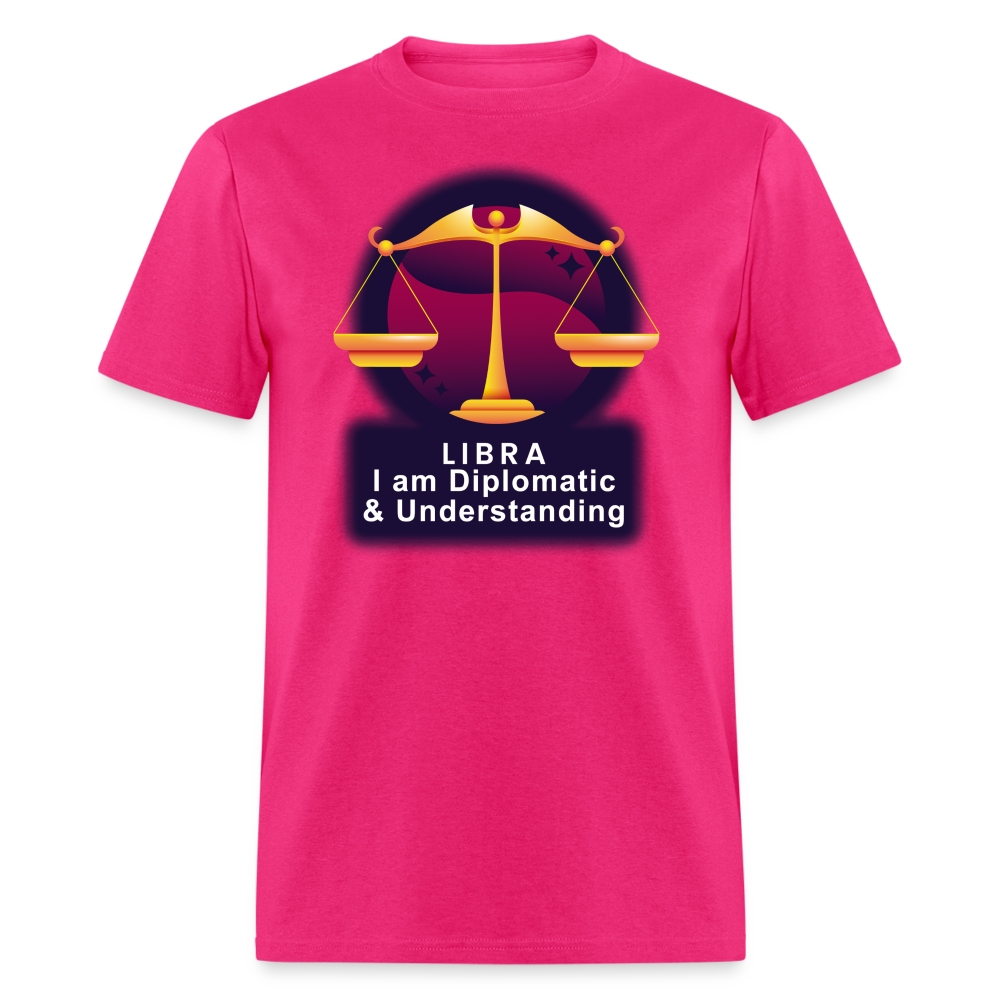 Men's Glow Libra Classic T-Shirt - fuchsia