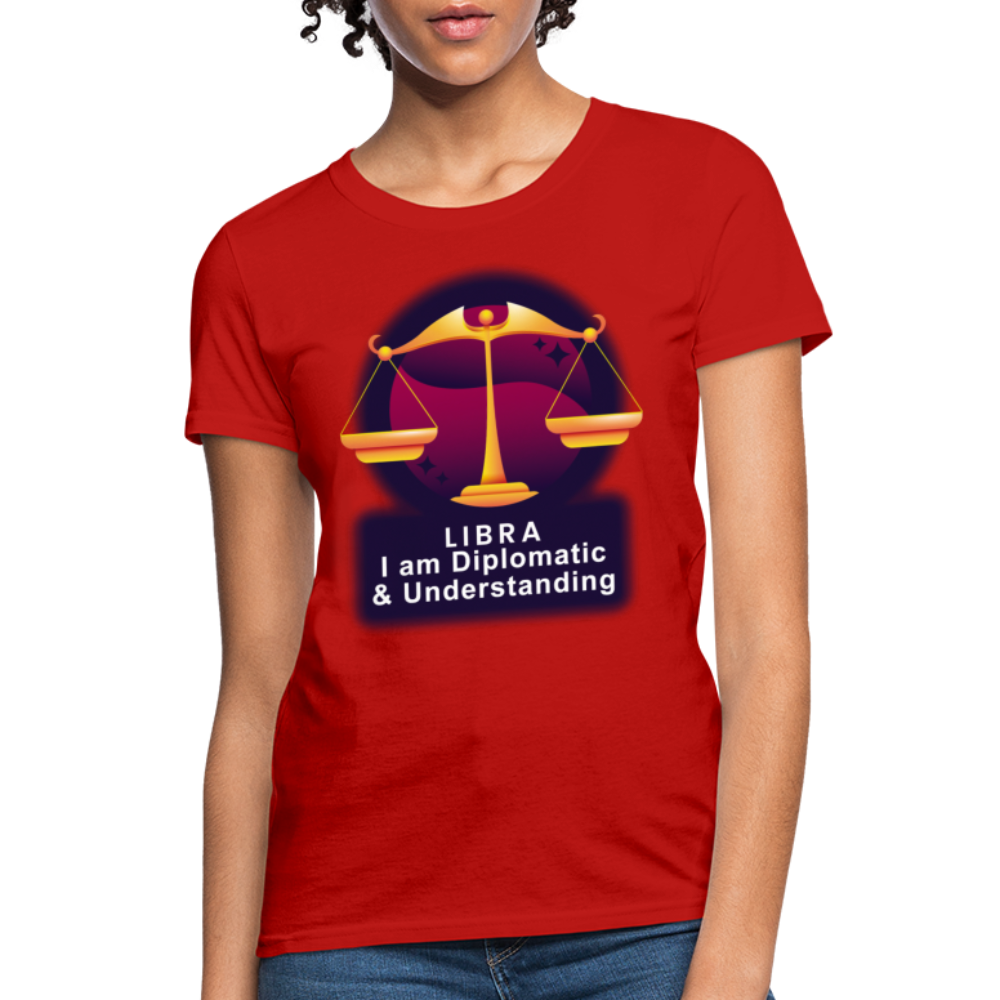 Women's Glow Libra T-Shirt - red