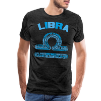 Thumbnail for Men's Power Words Libra Premium T-Shirt - charcoal grey