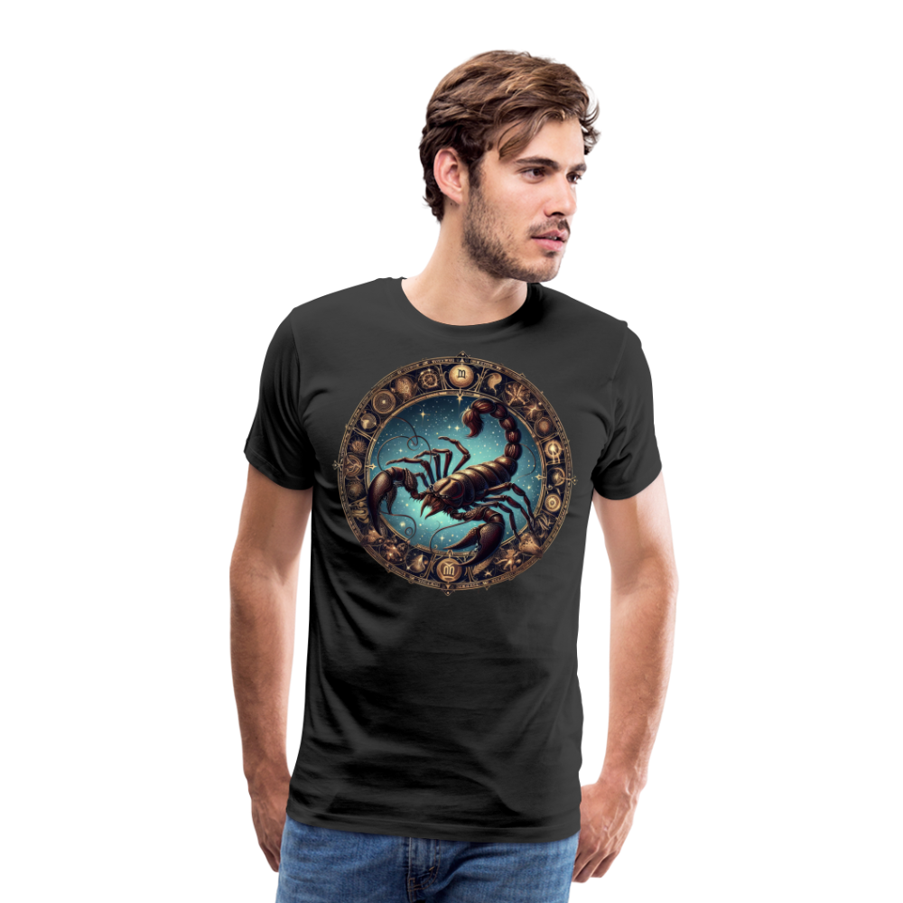 Men's Mythical Scorpio Premium T-Shirt - black