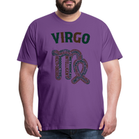 Thumbnail for Men's Power Words Virgo Premium T-Shirt - purple