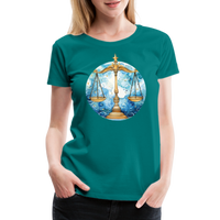 Thumbnail for Women’sMythical Libra Premium T-Shirt - teal