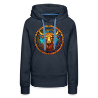 Thumbnail for Women’s Mosaic Taurus Premium Hoodie - navy