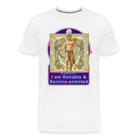 Thumbnail for Men's Mythical Virgo Premium T-Shirt - white