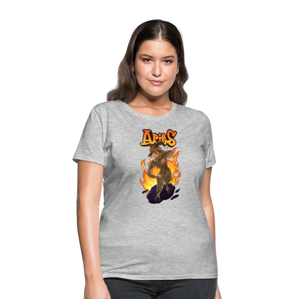 Women's Aries Narihndrab T-Shirt - heather gray