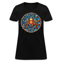 Thumbnail for Women's Mosaic Cancer T-Shirt - black