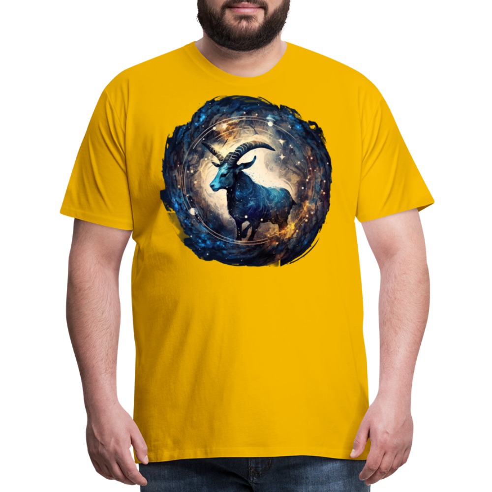 Men's Mythical Capricorn Premium T-Shirt - sun yellow