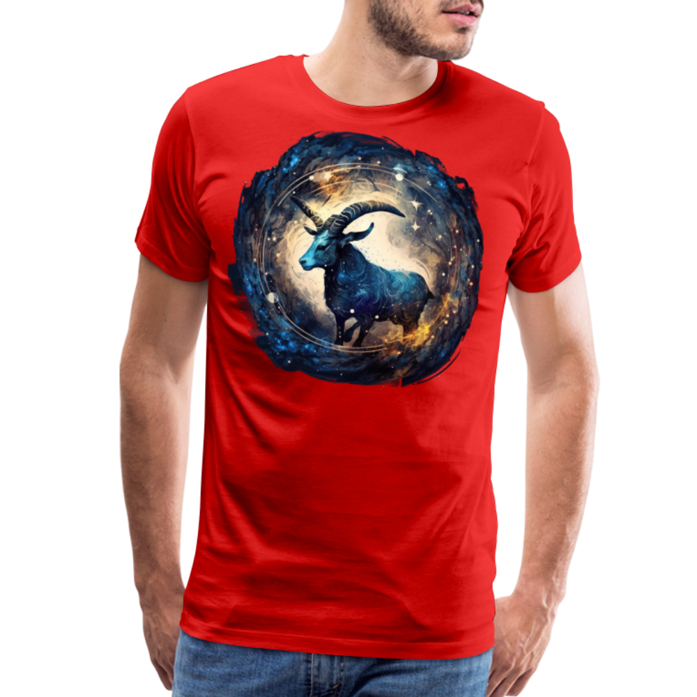 Men's Mythical Capricorn Premium T-Shirt - red