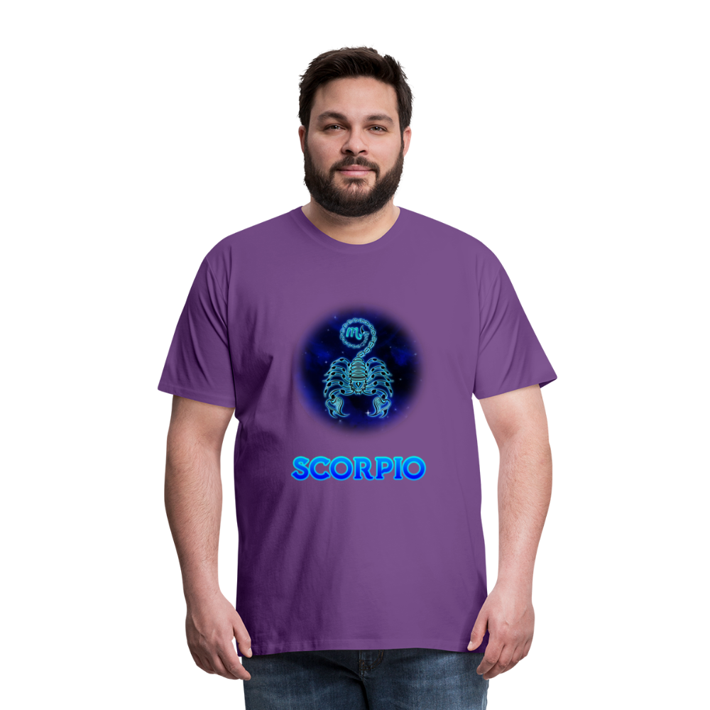 Men's Scorpio Premium T-Shirt - purple