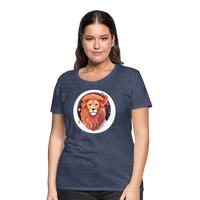 Thumbnail for Women's Symbol Leo Premium T-Shirt - heather blue