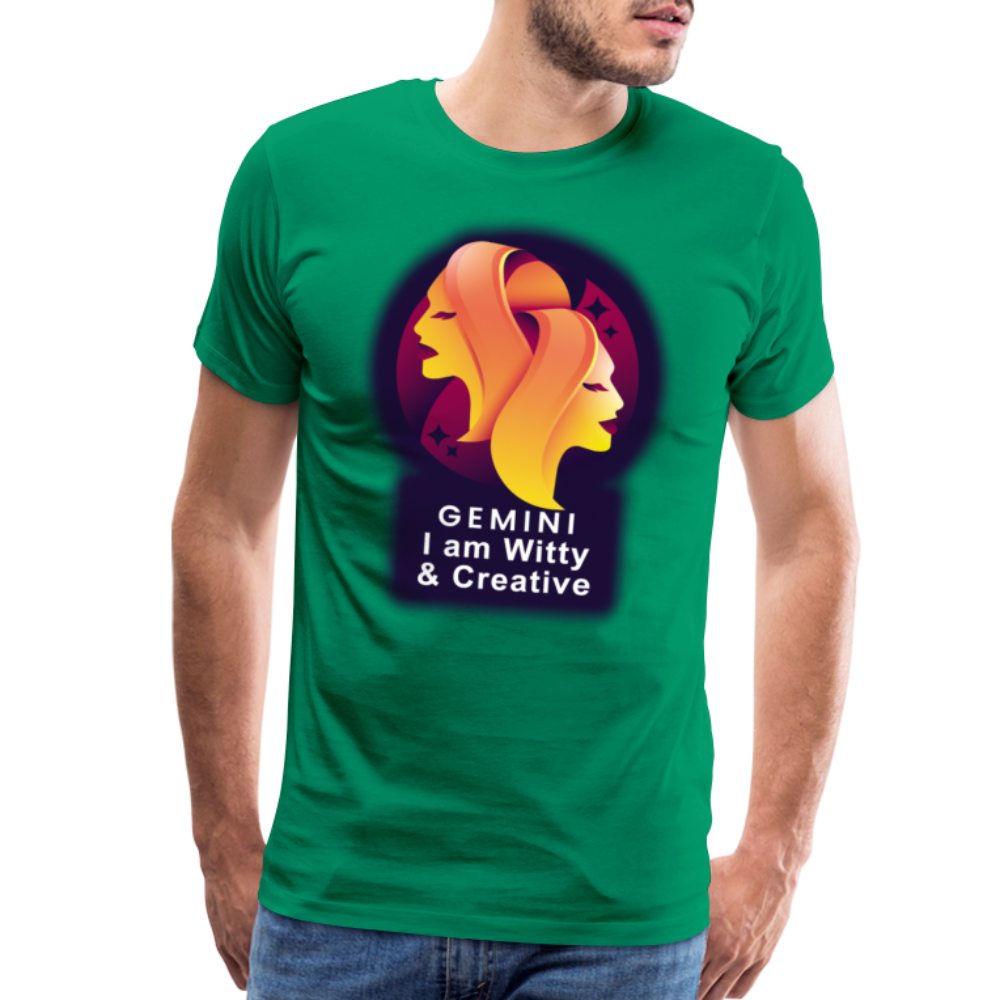 Men's Glow Gemini Premium T-Shirt - kelly green