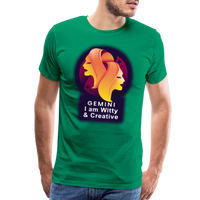 Thumbnail for Men's Glow Gemini Premium T-Shirt - kelly green