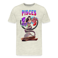 Thumbnail for Men's Astral Pisces Premium T-Shirt - heather oatmeal