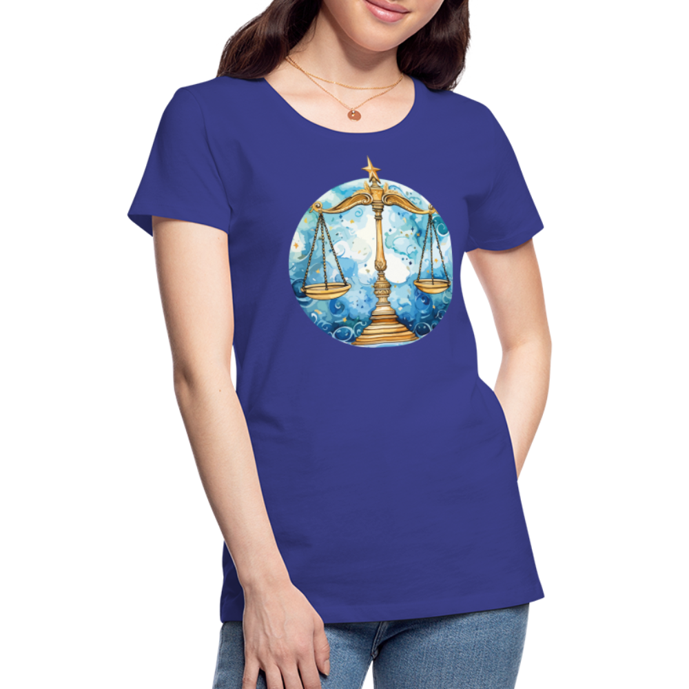 Women’sMythical Libra Premium T-Shirt - royal blue