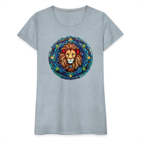 Thumbnail for Women's Mosaic Leo Premium T-Shirt - heather ice blue