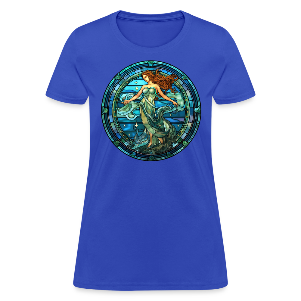 Women's Mosaic Aquarius T-Shirt - royal blue