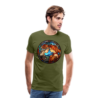 Thumbnail for Men's Mosaic Gemini Premium T-Shirt - olive green