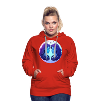 Thumbnail for Women’s Magic Gemini Premium Hoodie - red