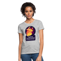 Thumbnail for Women's Glow Taurus T-Shirt - heather gray