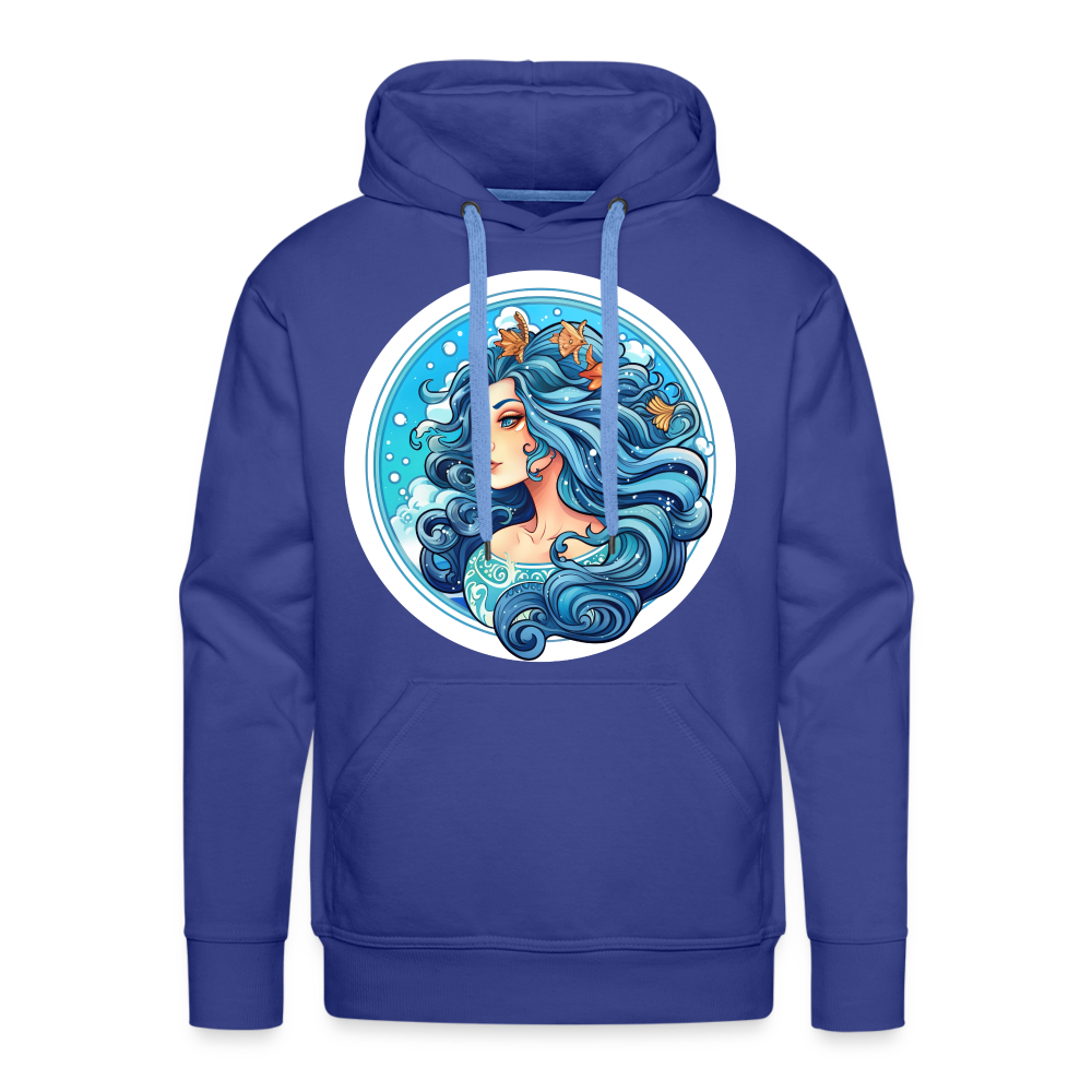 Men’s Symbol Aquarius Premium Hoodie - royal blue