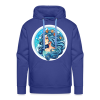 Thumbnail for Men’s Symbol Aquarius Premium Hoodie - royal blue