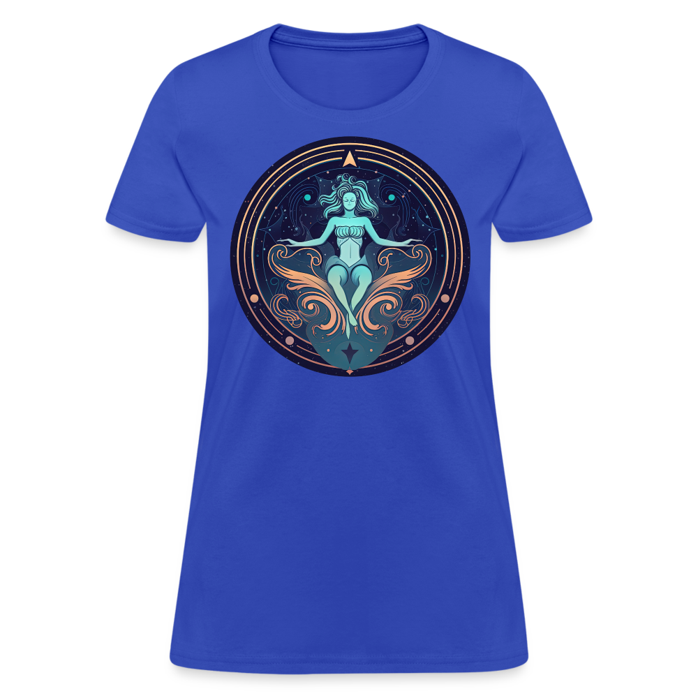 Women's Mystic Aquarius T-Shirt - royal blue