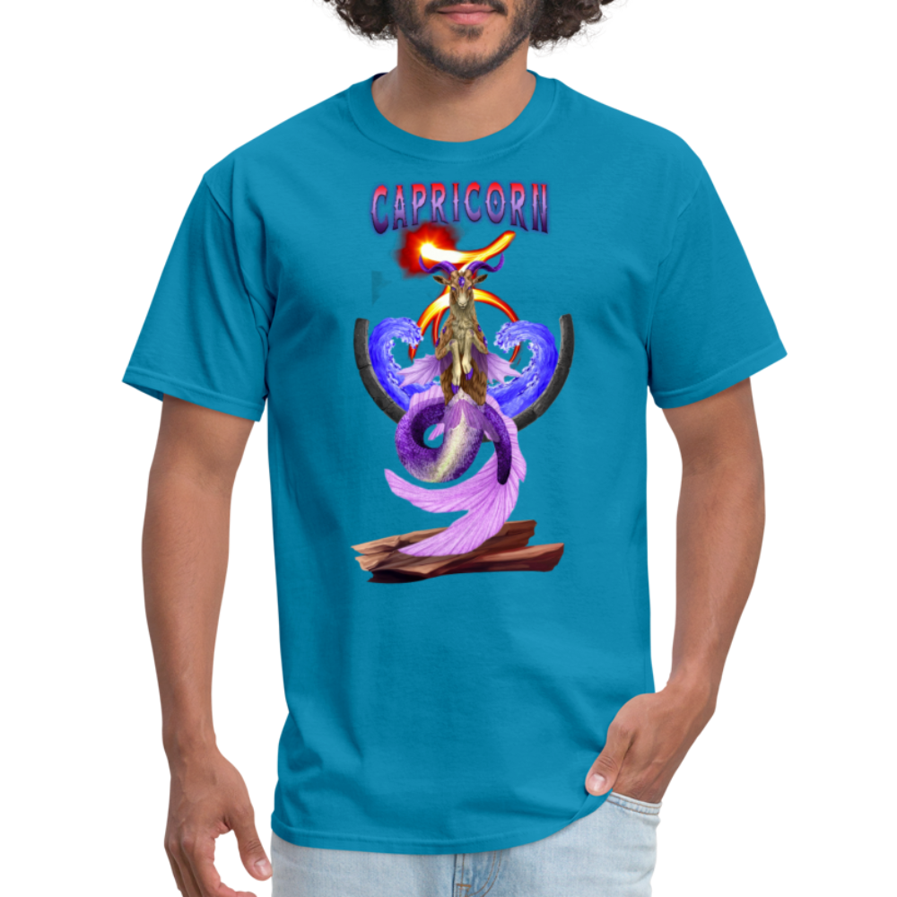 Men's Astral Capricorn Classic T-Shirt - turquoise