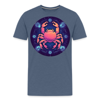 Thumbnail for Men's Magic Cancer Premium T-Shirt - heather blue