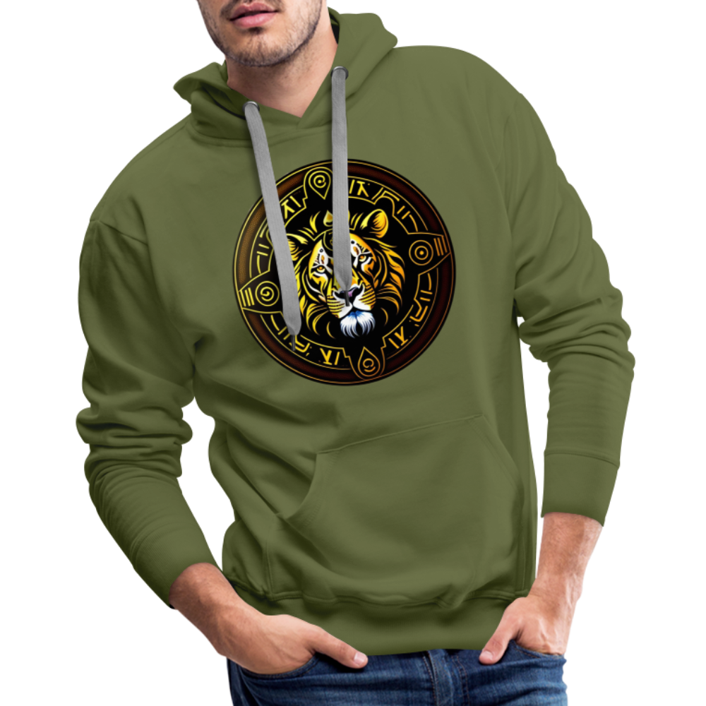 Men’s Mythical Leo Premium Hoodie - olive green