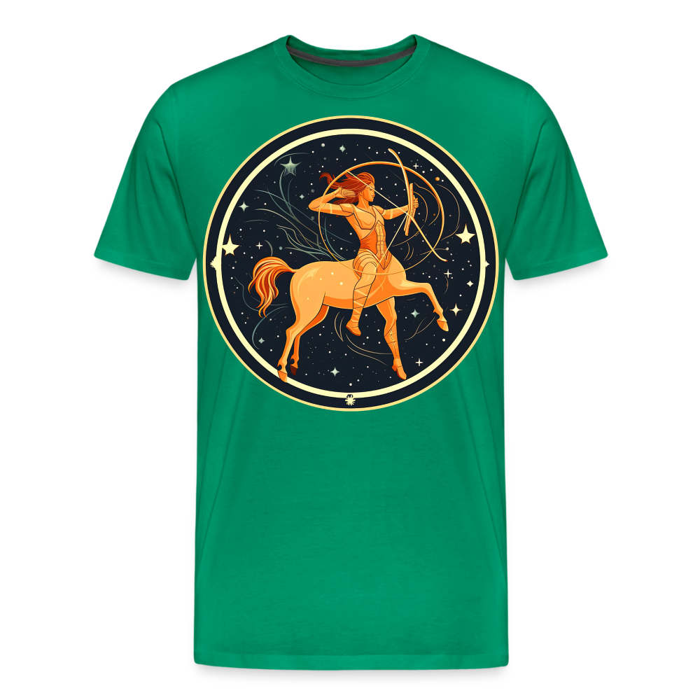 Men's Mystic Sagittarius Premium T-Shirt - kelly green