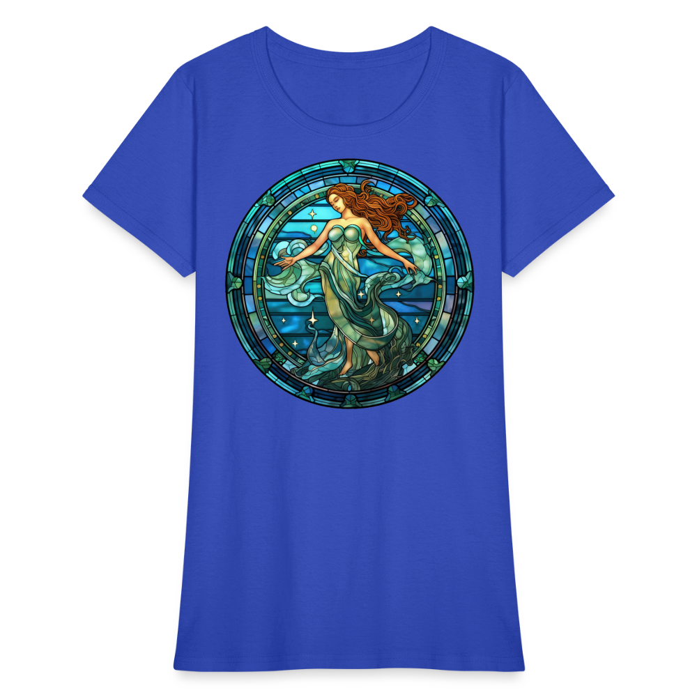 Women's Mosaic Aquarius T-Shirt - royal blue