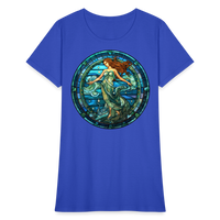 Thumbnail for Women's Mosaic Aquarius T-Shirt - royal blue