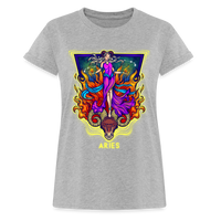 Thumbnail for Women's Cosmic Aries Relaxed Fit T-Shirt - heather gray