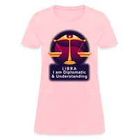 Thumbnail for Women's Glow Libra T-Shirt - pink