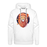 Thumbnail for Men’s Symbol Leo Premium Hoodie - white