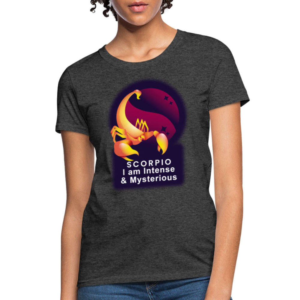 Women's Glow Scorpio T-Shirt - heather black