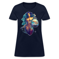 Thumbnail for Women's Mythical Aquarius T-Shirt - navy