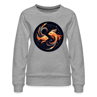 Thumbnail for Women’s Mystic Pisces Premium Sweatshirt - heather grey