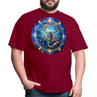 Thumbnail for Men's Symbol Scorpio Classic T-Shirt - burgundy