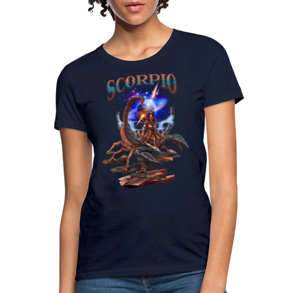 Women's Astral Scorpio T-Shirt - navy