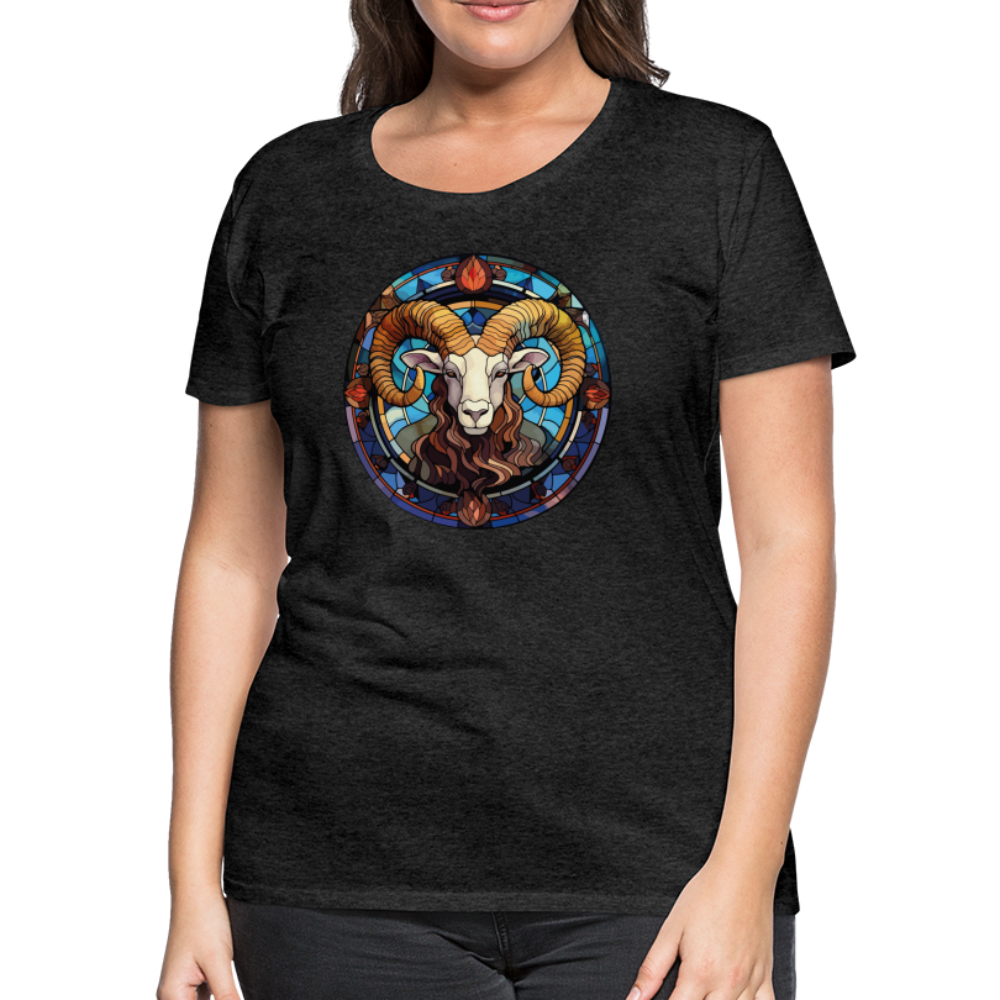 Women’s Mosaic Aries Premium T-Shirt - charcoal grey